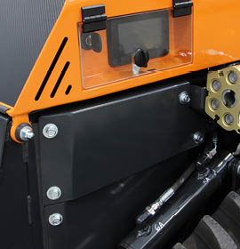 FULLY ENCLOSED BODY PANELS KEEP OUT GRASS AND DEBRIS
